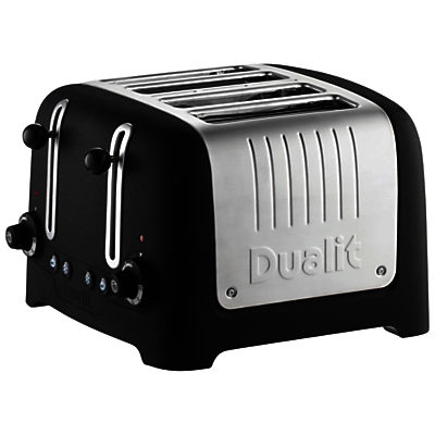 Dualit Lite 4-Slice Toaster with Warming Rack Basalt